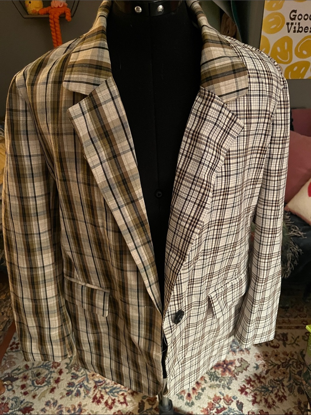 Women’s Brown and Tan Blazer